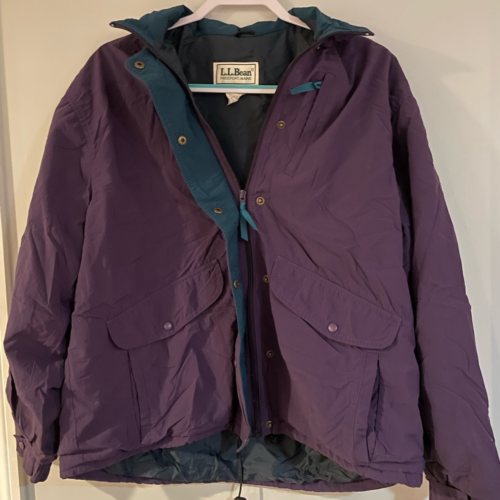 Vintage L.L. Bean Freeport Maine Collared Jacket size XL